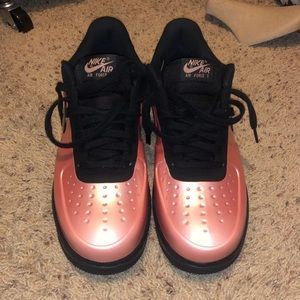 Air Force 1 foamposite rust pink